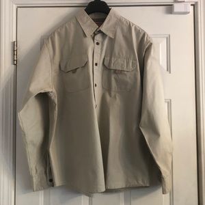 Light Khaki Long Sleeve Shirt